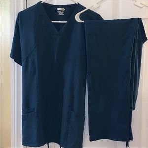 Caribbean Blue Scrub Set XL